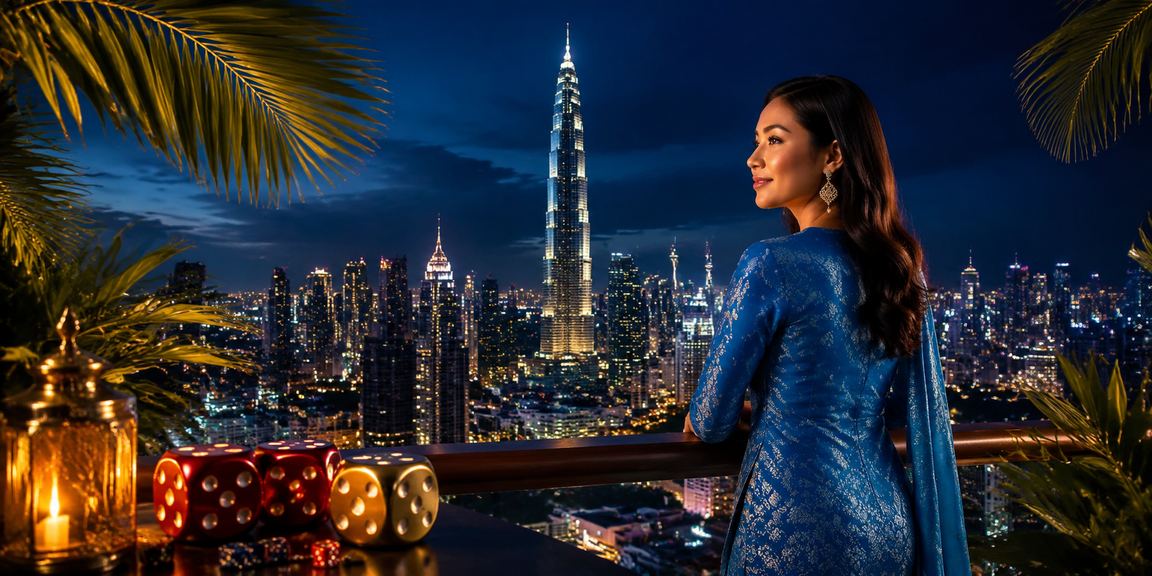 Pemain di Kuala Lumpur berpakaian baju kurung bermain permainan dadu kasino langsung melalui is250